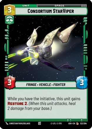 Consortium StarViper (122/264) [Ashes of the Empire] Star Wars: Unlimited Single Disney