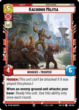Kachirho Militia (160/264) [Ashes of the Empire] Star Wars: Unlimited Single Disney