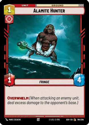 Alamite Hunter (164/264) [Ashes of the Empire] Star Wars: Unlimited Single Disney