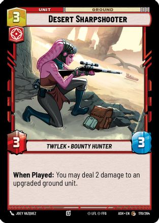Desert Sharpshooter (170/264) [Ashes of the Empire] Star Wars: Unlimited Single Disney