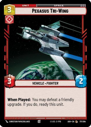 Pegasus Tri-Wing (171/264) [Ashes of the Empire] Star Wars: Unlimited Single Disney