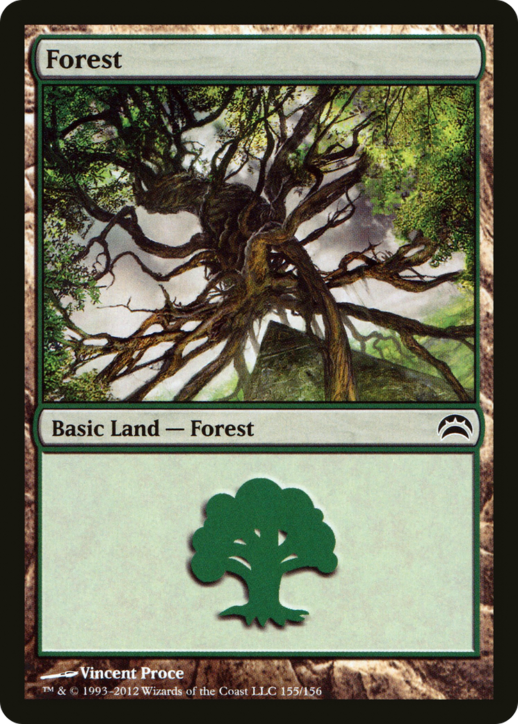 Forest (PC2-155) [Misc] Planechase 2012 Foil MTG Single Wizards of the Coast