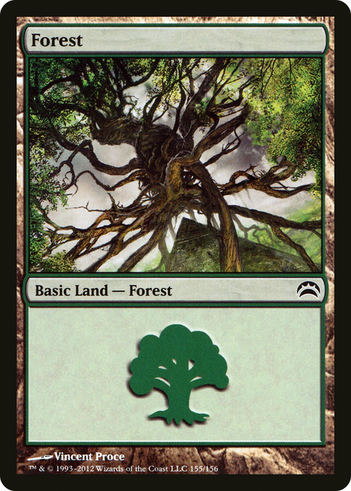 Forest (PC2-155) [Misc] Planechase 2012 Foil MTG Single Wizards of the Coast