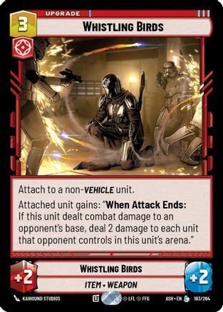 Whistling Birds (183/264) [Ashes of the Empire] Star Wars: Unlimited Single Disney