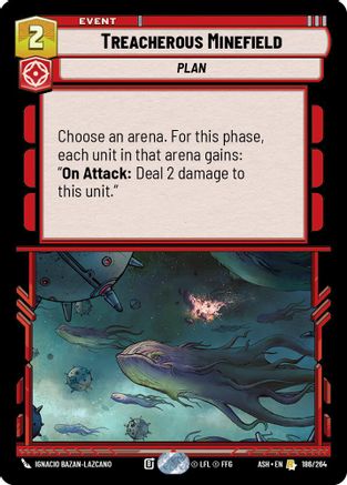 Treacherous Minefield (186/264) [Ashes of the Empire] Star Wars: Unlimited Single Disney