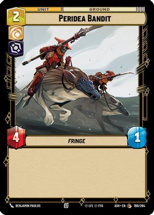 Peridea Bandit (190/264) [Ashes of the Empire] Star Wars: Unlimited Single Disney