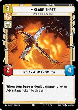 Blade Three - Bane of the Devastator (204/264) [Ashes of the Empire] Star Wars: Unlimited Single Disney
