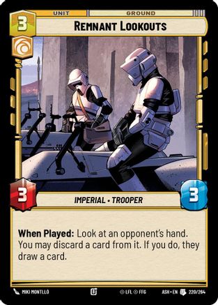 Remnant Lookouts (220/264) [Ashes of the Empire] Star Wars: Unlimited Single Disney