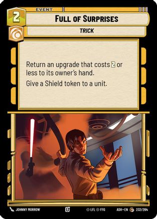 Full of Surprises (232/264) [Ashes of the Empire] Star Wars: Unlimited Single Disney