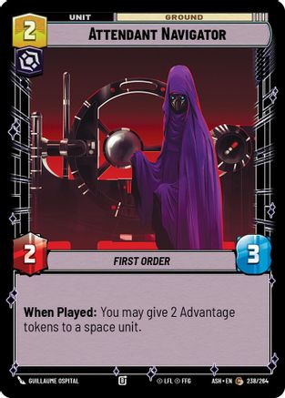 Attendant Navigator (238/264) [Ashes of the Empire] Star Wars: Unlimited Single Disney