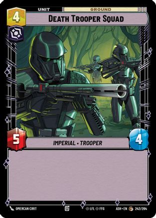 Death Trooper Squad (242/264) [Ashes of the Empire] Star Wars: Unlimited Single Disney