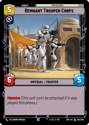 Remnant Trooper Corps (244/264) [Ashes of the Empire] Star Wars: Unlimited Single Disney