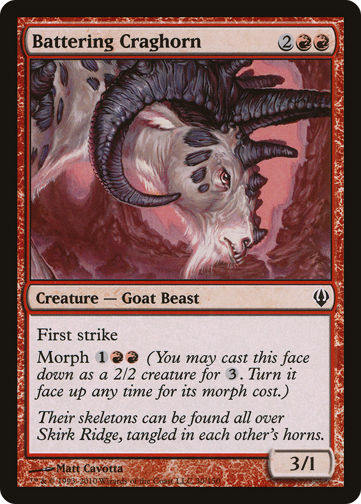 Battering Craghorn (ARC-030) [Misc] Archenemy MTG Single Wizards of the Coast