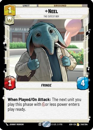 Neel - The Cutest Boy (248/264) [Ashes of the Empire] Star Wars: Unlimited Single Disney
