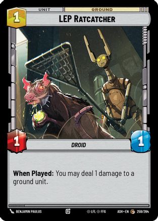 LEP Ratcatcher (259/264) [Ashes of the Empire] Star Wars: Unlimited Single Disney