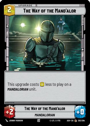 The Way of the Mand'alor (263/264) [Ashes of the Empire] Star Wars: Unlimited Single Disney