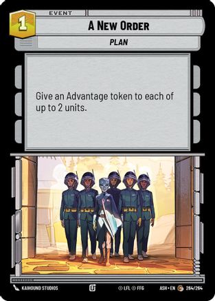 A New Order (264/264) [Ashes of the Empire] Star Wars: Unlimited Single Disney