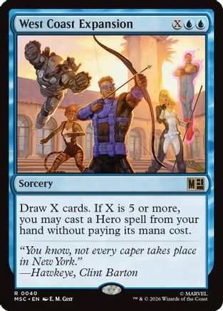 West Coast Expansion (Surge Foil) (MSC-040) [Commander: Marvel Super Heroes] Foil MTG Single Wizards of the Coast