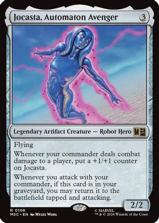Jocasta, Automaton Avenger (Surge Foil) (MSC-108) [Commander: Marvel Super Heroes] Foil MTG Single Wizards of the Coast