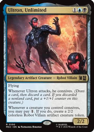 Ultron, Unlimited (MSC-100) [Commander: Marvel Super Heroes] MTG Single Wizards of the Coast
