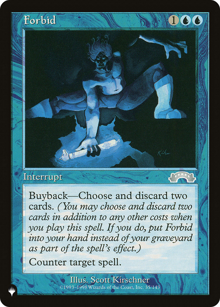 Forbid (LIST-35/143) [Mystery Booster] The List MTG Single Wizards of the Coast