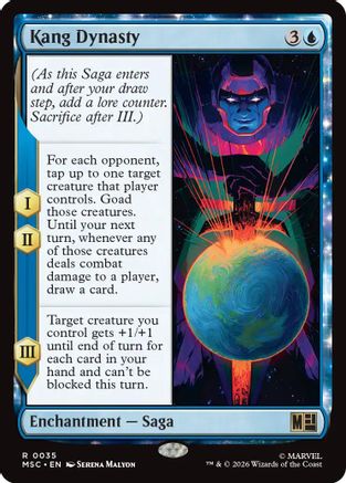Kang Dynasty (Surge Foil) (MSC-035) [Commander: Marvel Super Heroes] Foil MTG Single Wizards of the Coast