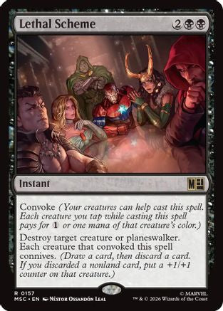 Lethal Scheme (MSC-157) [Commander: Marvel Super Heroes] MTG Single Wizards of the Coast