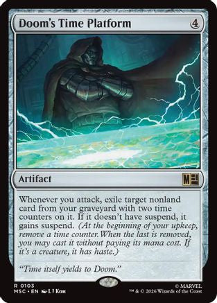 Doom's Time Platform (MSC-103) [Commander: Marvel Super Heroes] MTG Single Wizards of the Coast