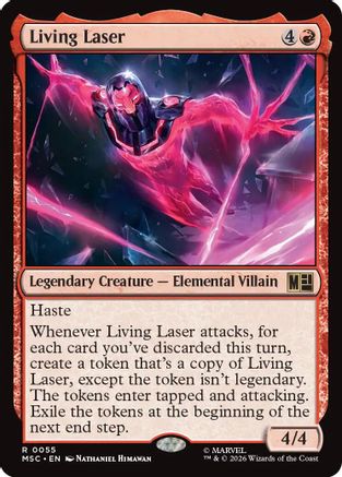 Living Laser (MSC-055) [Commander: Marvel Super Heroes] MTG Single Wizards of the Coast