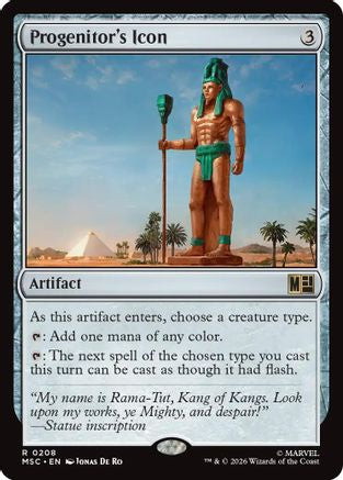 Progenitor's Icon (MSC-208) [Commander: Marvel Super Heroes] MTG Single Wizards of the Coast