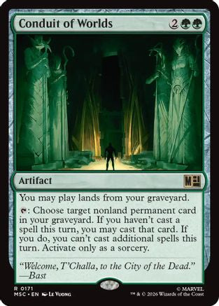 Conduit of Worlds (MSC-171) [Commander: Marvel Super Heroes] MTG Single Wizards of the Coast