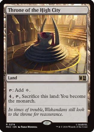 Throne of the High City (MSC-274) [Commander: Marvel Super Heroes] MTG Single Wizards of the Coast