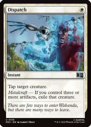 Dispatch (Surge Foil) (MSC-130) [Commander: Marvel Super Heroes] Foil MTG Single Wizards of the Coast