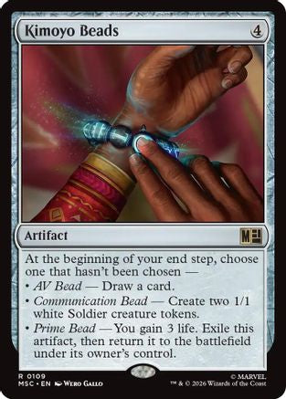Kimoyo Beads (Surge Foil) (MSC-109) [Commander: Marvel Super Heroes] Foil MTG Single Wizards of the Coast