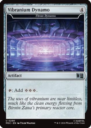Vibranium Dynamo - Thran Dynamo (Surge Foil) (MSC-290) [Commander: Marvel Super Heroes] Foil MTG Single Wizards of the Coast