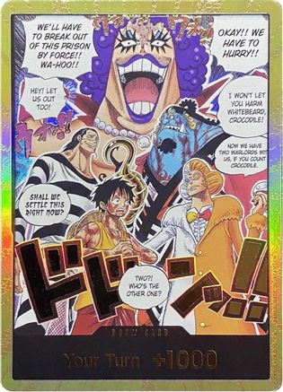 DON!! Card (Alternate Art) (Gold) [The Time of Battle] Foil One Piece Single Bandai