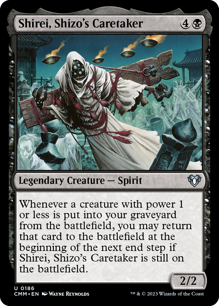 Shirei, Shizo's Caretaker (CMM-186) [Commander Masters] MTG Single Wizards of the Coast