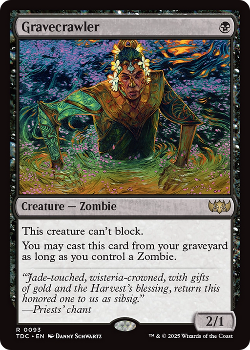 Gravecrawler (TDC-093) [Commander: Tarkir: Dragonstorm] MTG Single Wizards of the Coast