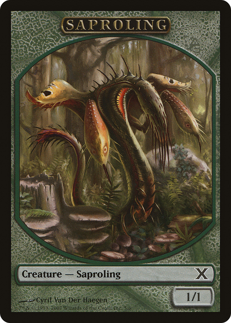 Saproling Token (10E-005) [Tokens] Tenth Edition Tokens MTG Single Wizards of the Coast