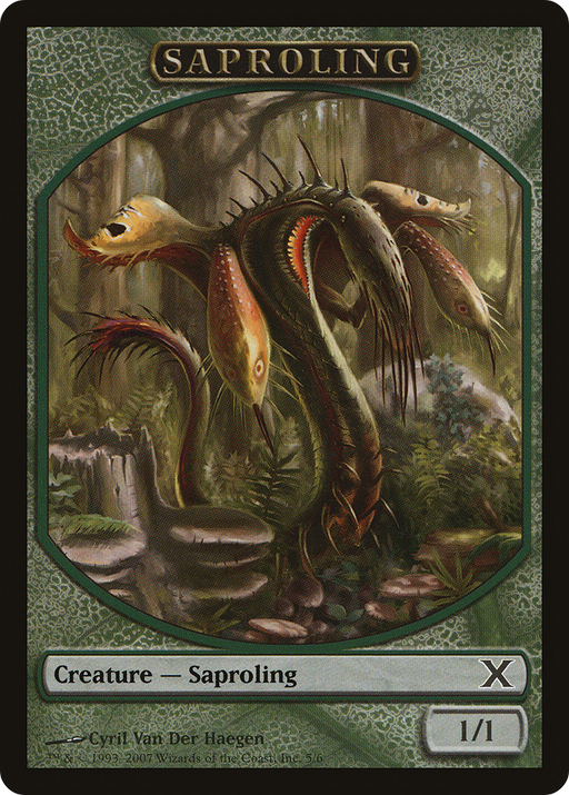 Saproling Token (10E-005) [Tokens] Tenth Edition Tokens MTG Single Wizards of the Coast