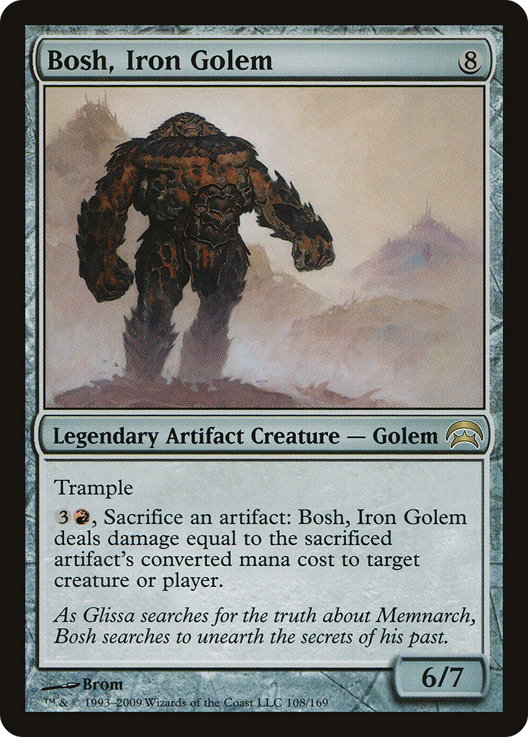 Bosh, Iron Golem (HOP-108) [Misc] Planechase MTG Single Wizards of the Coast