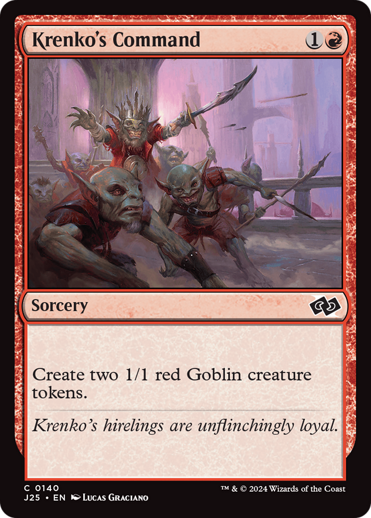 Krenko's Command (J25-140) [Foundations Jumpstart] MTG Single Wizards of the Coast