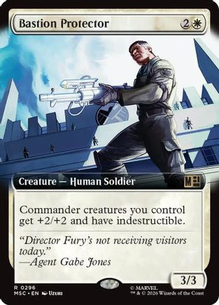 Bastion Protector (MSC-296) [Commander: Marvel Super Heroes] Foil MTG Single Wizards of the Coast