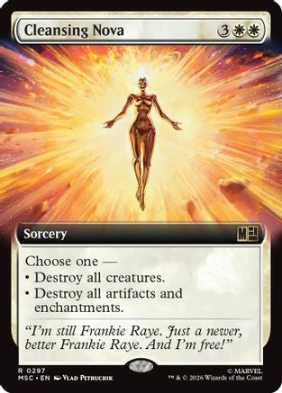 Cleansing Nova (MSC-297) [Commander: Marvel Super Heroes] Foil MTG Single Wizards of the Coast