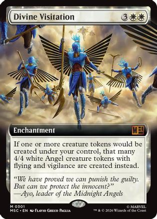 Divine Visitation (MSC-301) [Commander: Marvel Super Heroes] Foil MTG Single Wizards of the Coast