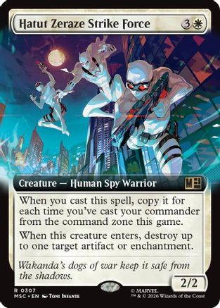 Hatut Zeraze Strike Force (MSC-307) [Commander: Marvel Super Heroes] MTG Single Wizards of the Coast