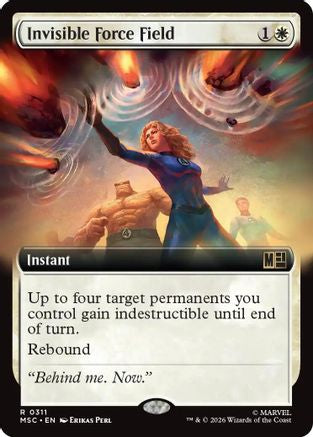 Invisible Force Field (MSC-311) [Commander: Marvel Super Heroes] Foil MTG Single Wizards of the Coast