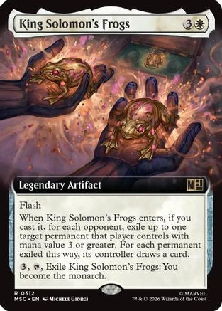 King Solomon's Frogs (MSC-312) [Commander: Marvel Super Heroes] MTG Single Wizards of the Coast