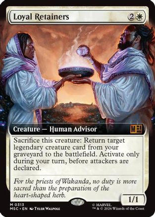 Loyal Retainers (MSC-313) [Commander: Marvel Super Heroes] Foil MTG Single Wizards of the Coast