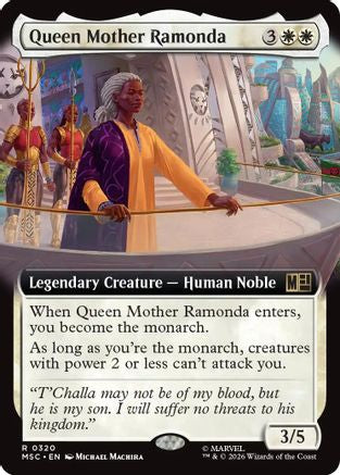 Queen Mother Ramonda (MSC-320) [Commander: Marvel Super Heroes] Foil MTG Single Wizards of the Coast